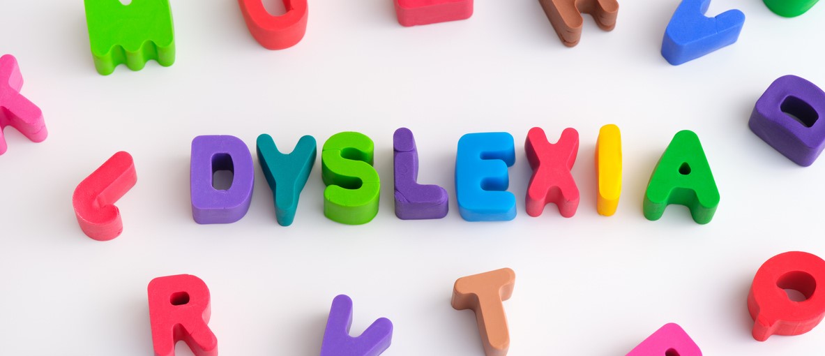 Dyslexia in letters