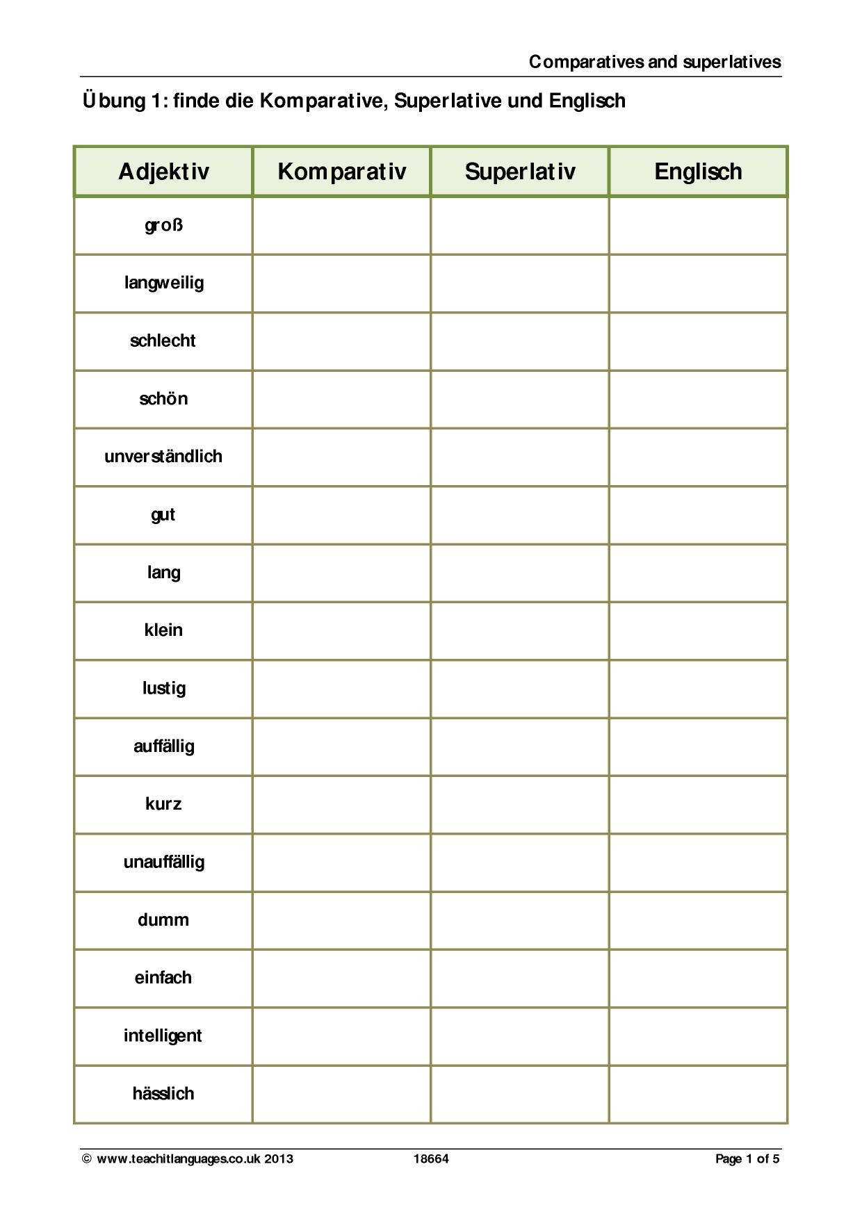 Comparatives