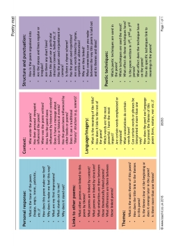 Poetry mat Poetry mat